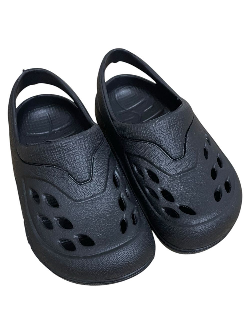 Made in USA Wonder Nation Toddler Boys Black Clog Sandals Water Shoes Size 5
